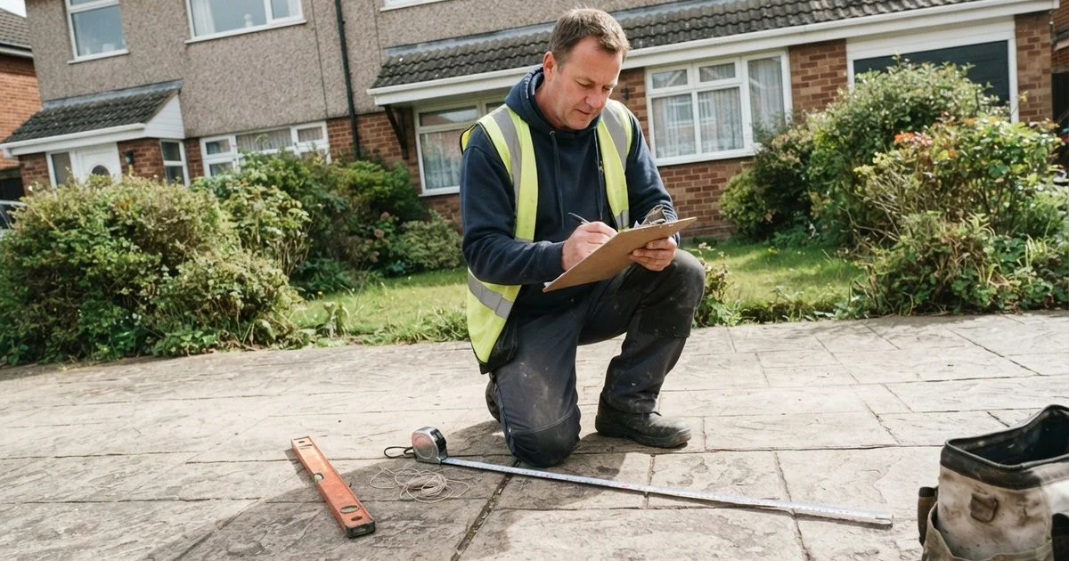 What actually changes the price of a driveway or patio
