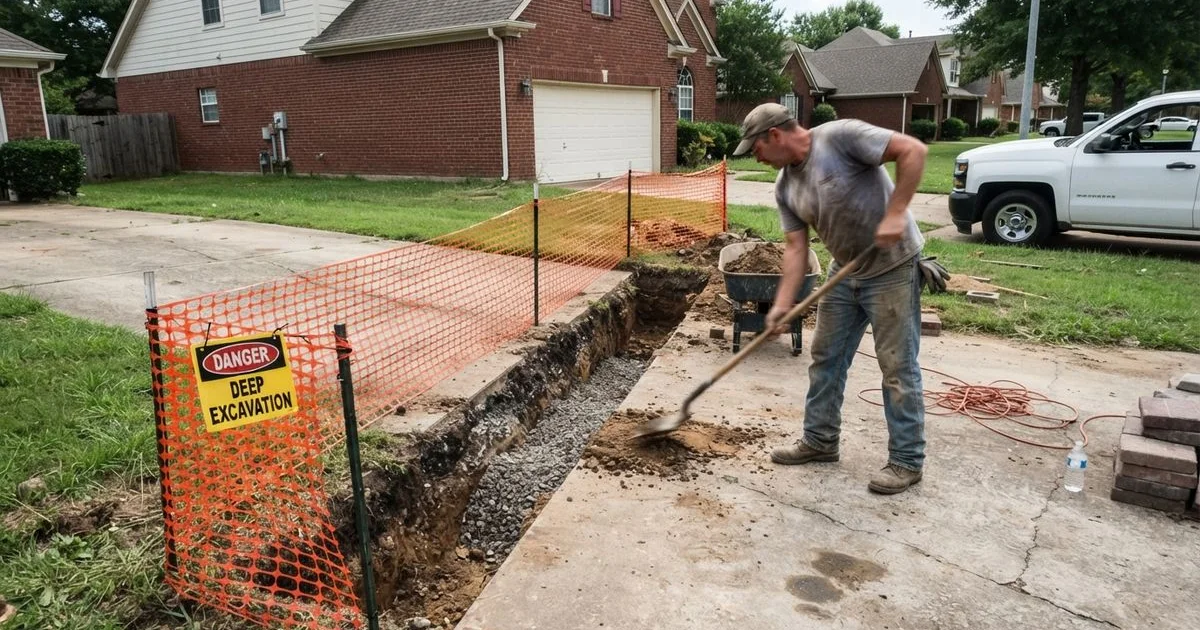 Site safety during driveway and patio work: what a professional job looks like