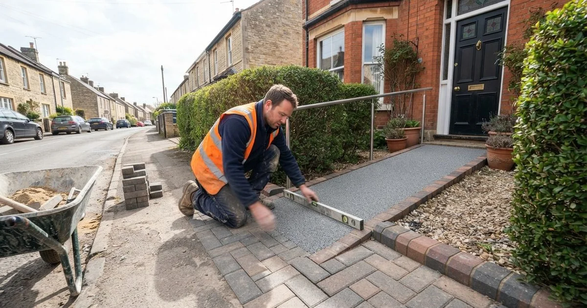 Accessible driveways and patios: level access for mobility needs